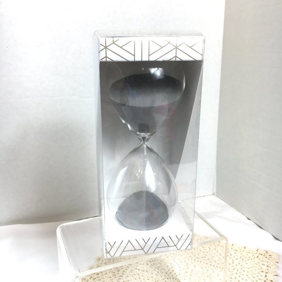 Hourglass Sand Timer W/ Smoke Sand NIB - Picture 2 of 11